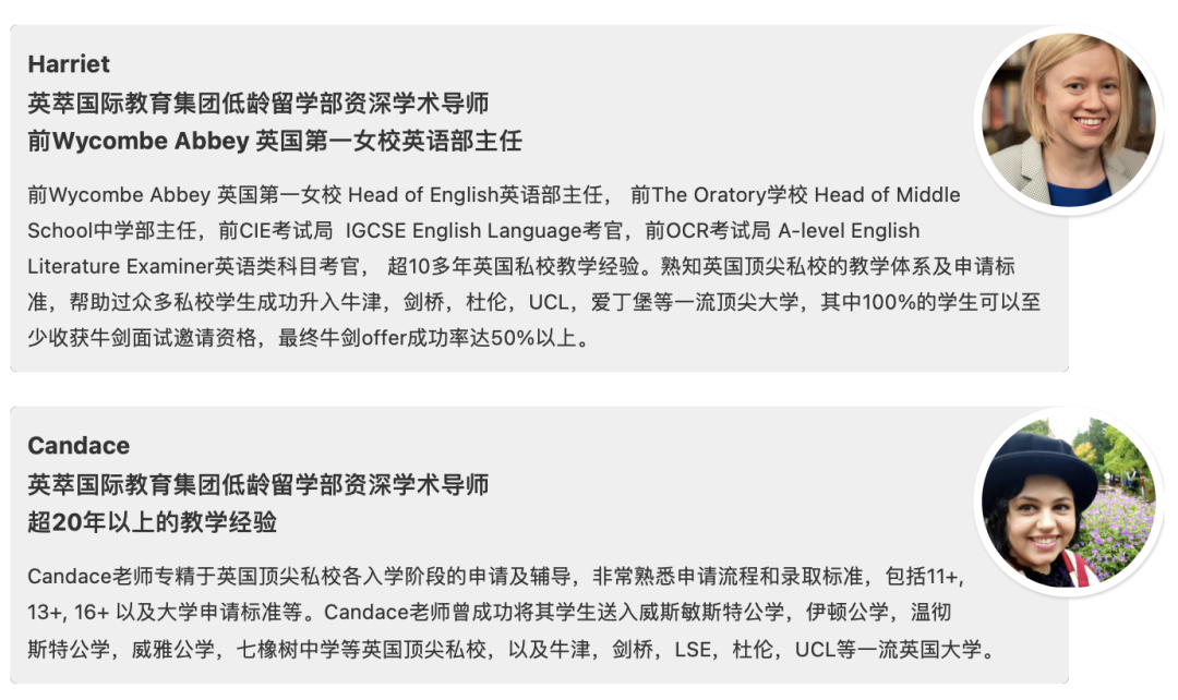 英萃国际教育低龄学术导师